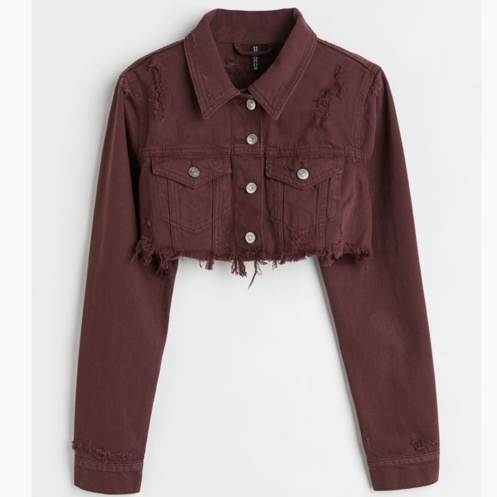 H&M Cropped Jean Jacket